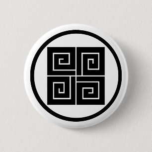 糸輪に四つ稲妻 RONDE BUTTON 5,7 CM