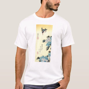 紫 陽 カ セ, 花 Hydrangea en Hiroshige T-shirt