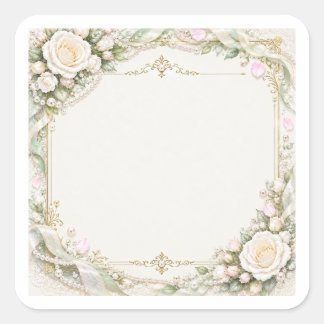 結婚式招待状 VIERKANTE STICKER