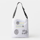 「縁結曼荼羅」と虹 CROSSBODY TAS (Achterkant)