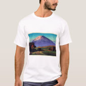 船 津 富 士, Mt Fuji uit Funatsu, Hasui Kawase T-shirt (Voorkant)