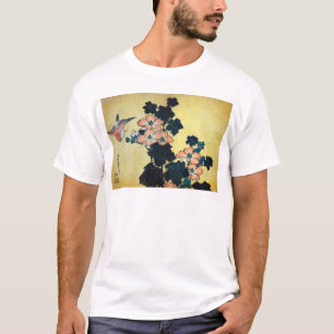 芙 蓉 雀, 北 Hibiscus Mutabilis en Sparrow, Hokusai T-shirt