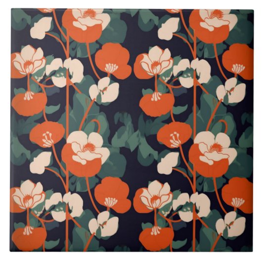 花柄タイル TEGELTJE (Voorkant)