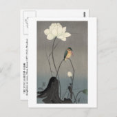 蓮にカワセミ, 古邨 Ijsvogel op Lotus, Koson, ukiyo-E Briefkaart (Voorkant / Achterkant)