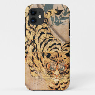 虎 図, 国 芳 Tiger, Kuniyoshi iPhone 11 Hoesje