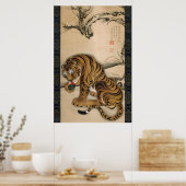 虎 図, 若 Tiger, Jakuchu Poster (Keuken)
