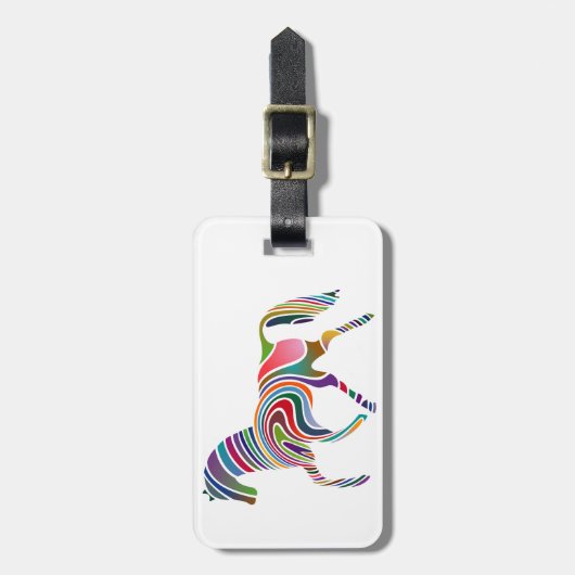 虹の馬 BAGAGELABEL (Voorkant verticaal)