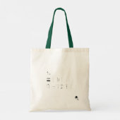 読書の虫 TOTE BAG (Achterkant)