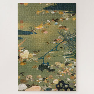貝 甲 図, 若 Shells, Jakuchu, Japan Art Legpuzzel