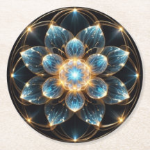 輝く青い花(曼陀羅)
