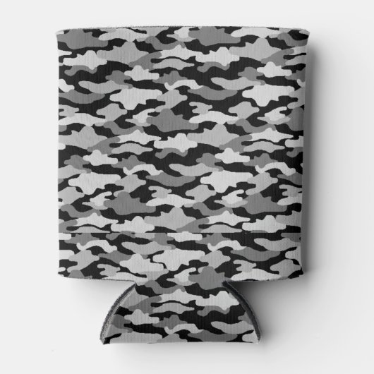 迷彩(ブラック) 缶クーラー BLIKJESKOELER (Voorkant)