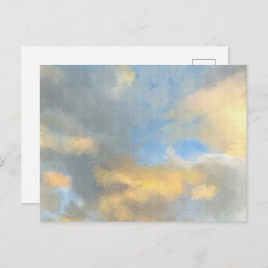 金色に光る雲 BRIEFKAART (Voorkant / Achterkant)
