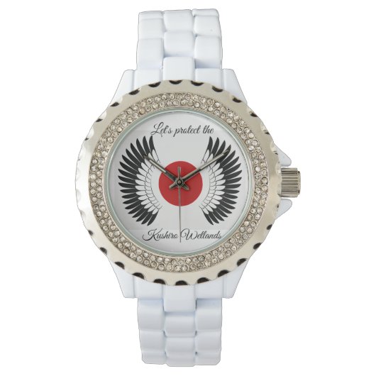 釧路湿原を守ろう! チャリティ・ウォッチ（Charity Watch） Horloge (Voorkant)