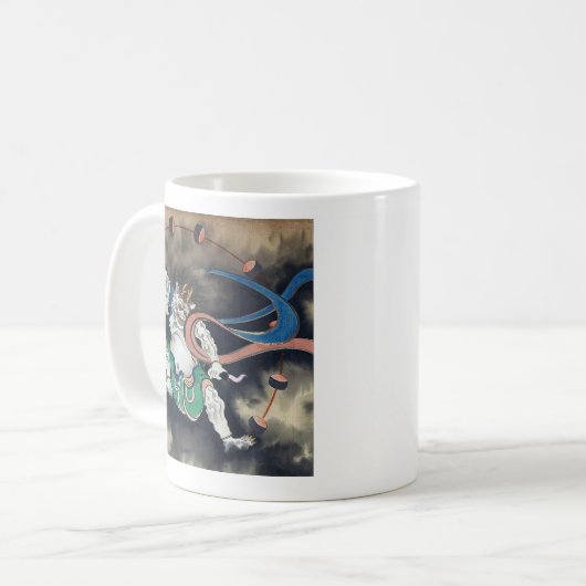 鈴木其一『風神雷神図』,Suzuki Kiitsu ,“Wind God and Thunder ” Koffiemok (Voorkant links)