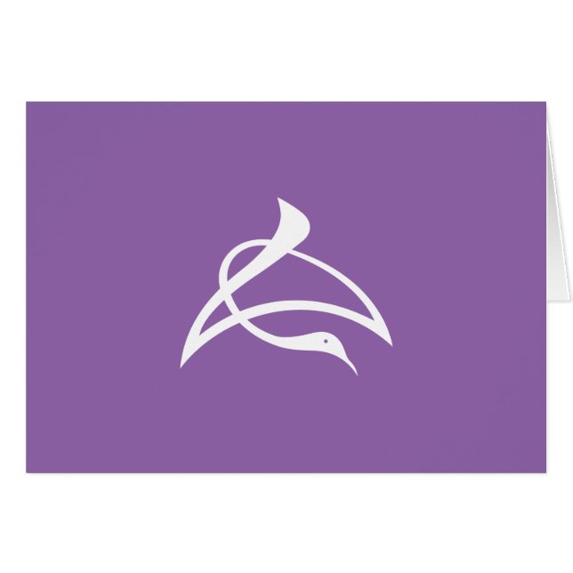 長 の 字 鶴 (Devant horizontal)