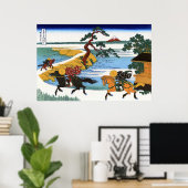 隅 田 屋 の , Uitzicht Mt. Fuji van Sumida Poster (Thuiskantoor)