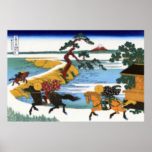 隅 田 屋 の , Uitzicht Mt. Fuji van Sumida Poster