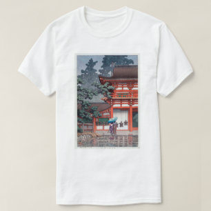 雨 の 大 社, 川 die in 春 Kasuga Shrine, Hasui Kawase, 日 T-shirt