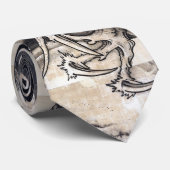 雲 龍 図, 曾 我 白 Dragon met Cloud, Sumi-e Stropdas (Opgerold)