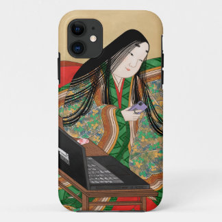 電脳世界いとわろす＿日本平安絵巻紫式部 iPhone 11 HOESJE