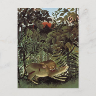 飢 え ラ イ オ ン BRIEFKAART