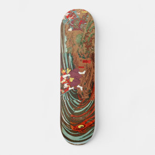 鬼 若 鯉 治, monistische の, Kuniyoshi, Ukiyo-e Skateboard