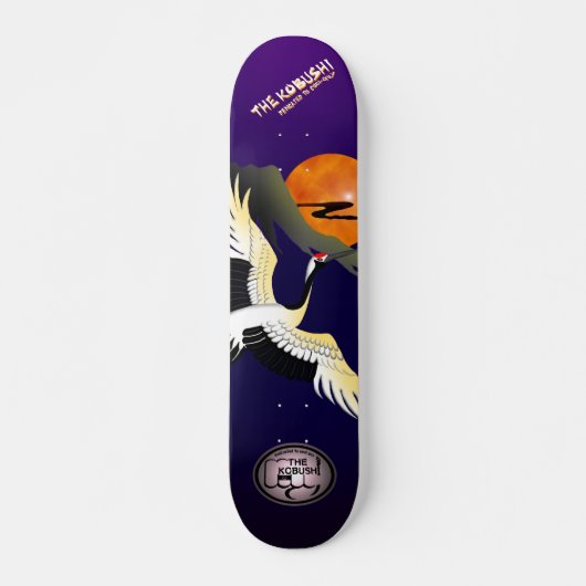 鶴（CRANE) SKATEBOARD (Voorkant)