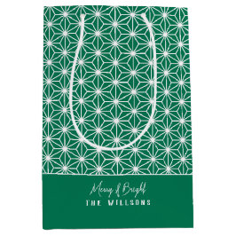 麻の葉 | ASANOHA Japans Kimono patroon Xmas gift Medium Cadeauzakje