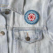 麻雀牌 1筒 イーピン_ロゴのみ-01 RONDE BUTTON 5,7 CM (In situ)
