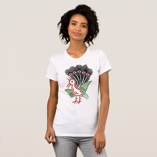 麻雀牌 1索 イーソウロゴのみ-01 T-SHIRT (Voorkant volledig)