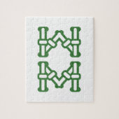 麻雀牌 8索 / EIGHT OF BAMBOOS -MAHJONG TILE- LEGPUZZEL (Verticaal)