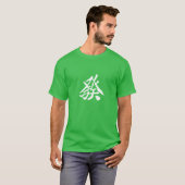 麻雀Tシャツ 發 GreenDragon T-shirt (Voorkant volledig)