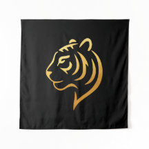 黄金の虎 Gold Tiger – Japanese Minimalist Art