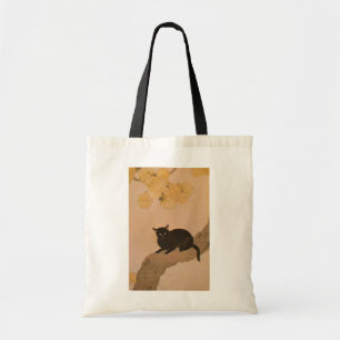 黒 猫, 春 zwarte kat, shundo tote bag
