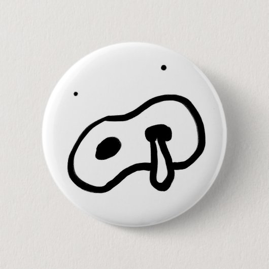 鼻水ぶた RONDE BUTTON 5,7 CM (Voorkant)