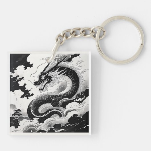 龍の神聖な力 SLEUTELHANGER (Achterkant)