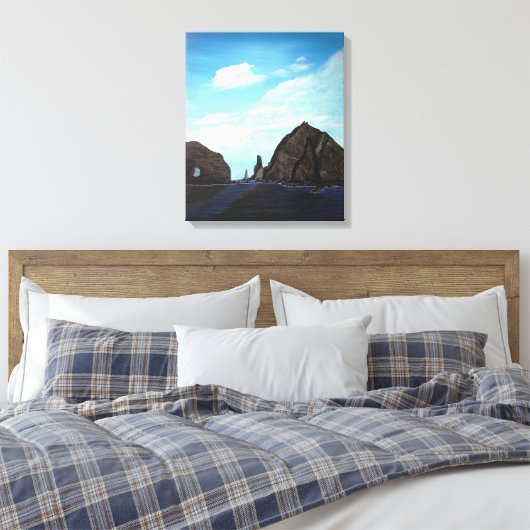 아 다 독 도 Dokdo Main Canvas Afdruk (Insitu (Slaapkamer))