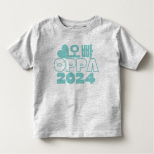 오빠 OPPA 2024 Koreaanse Big Brother Baby Aankondigi Kinder Shirts
