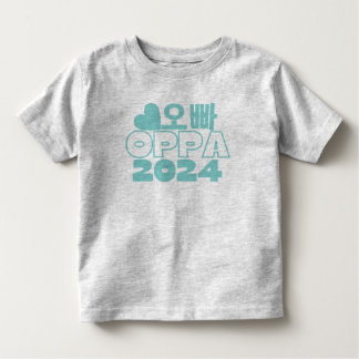 오빠 OPPA 2024 Koreaanse Big Brother Baby Aankondigi Kinder Shirts