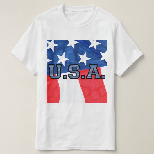 𝐔.𝐒.𝐀. T-shirt (Design devant)