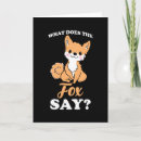 Zoek naar vossen kaarten Meisje