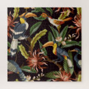 Recherche de oiseaux tropicaux puzzles Illustration