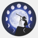 Recherche de astronome autocollants Lune