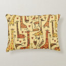 Recherche de dessin de girafe coussins Motif