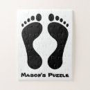 Recherche de pied puzzles Pour enfants