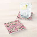 Recherche de fleurs roses dessous de verres Fleur sauvage