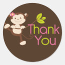 Recherche de singe de fille autocollants Safari