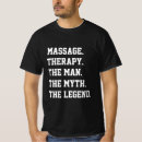 Recherche de thérapie de massage tshirts Massothérapie
