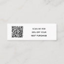 Zoek naar kortingscode Qr code