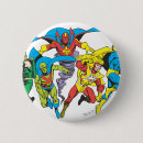 Zoek naar super helden buttons Gerechtigheid